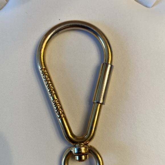 Authentic Louis Vuitton bag charm Porte Cles puzzle key chain Black Gold - Picture 4 of 10